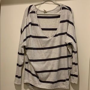 Free people stripped sweater / crew neck